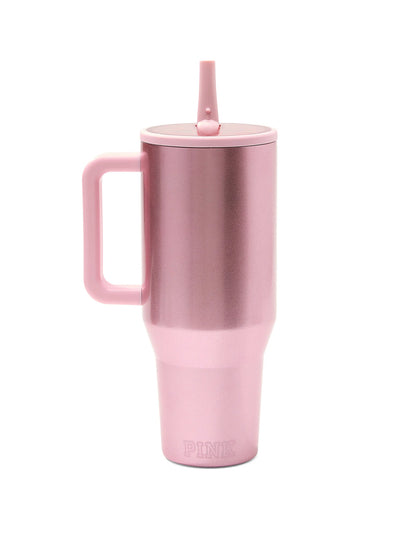 Pink x hydrojug 40z Tumbler