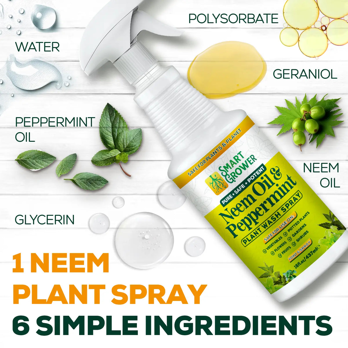 Neem Oil Plant Spray 16 Oz