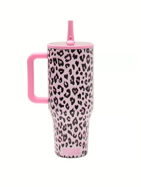 Pink x hydrojug 40z Tumbler